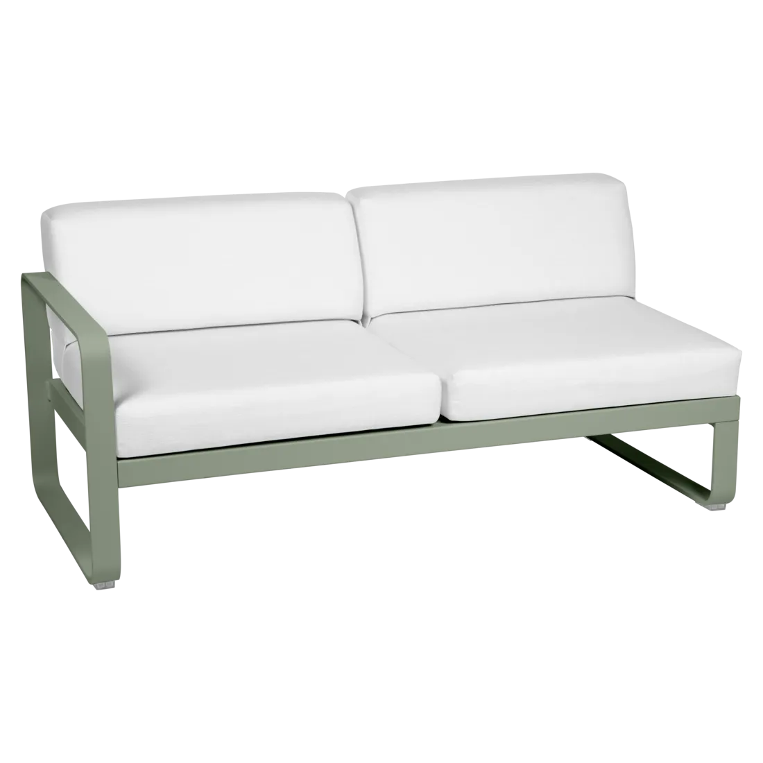 Fermob- Bellevie 2 Seater Left Module - Off White Cushions