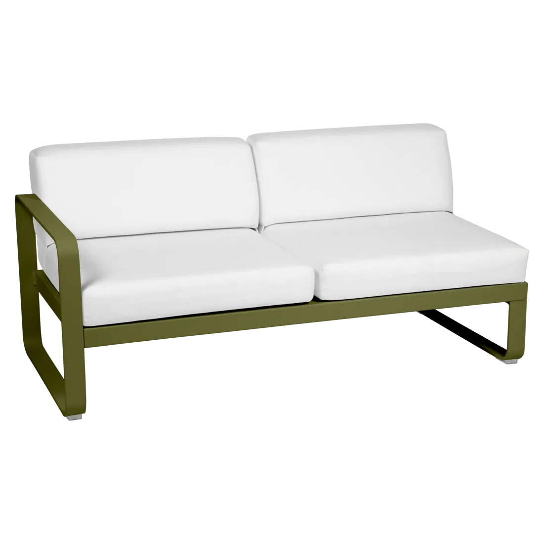 Fermob- Bellevie 2 Seater Left Module - Off White Cushions