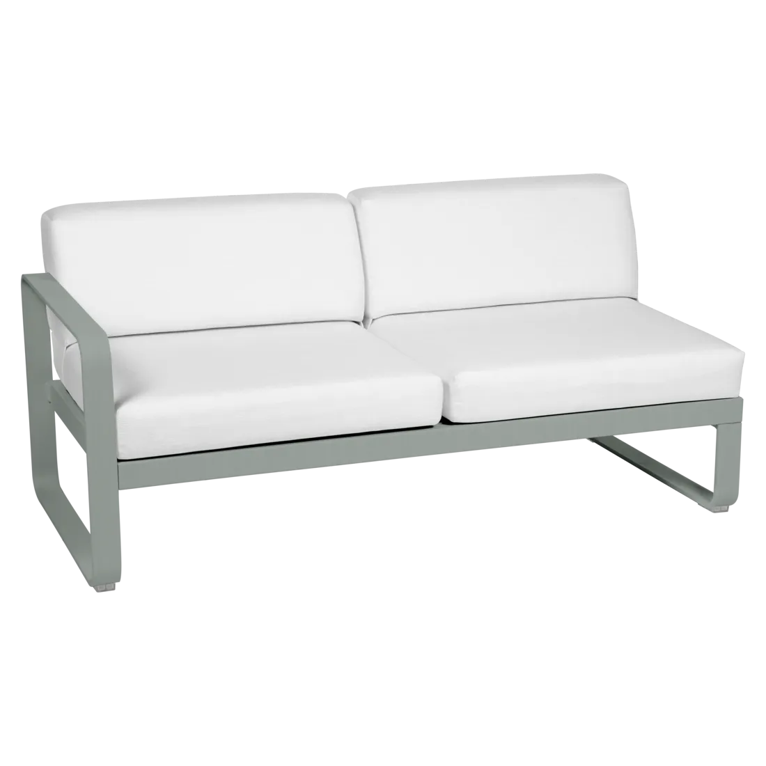 Fermob- Bellevie 2 Seater Left Module - Off White Cushions