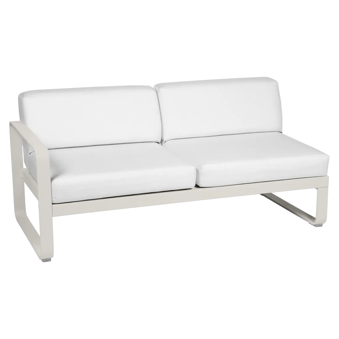 Fermob- Bellevie 2 Seater Left Module - Off White Cushions