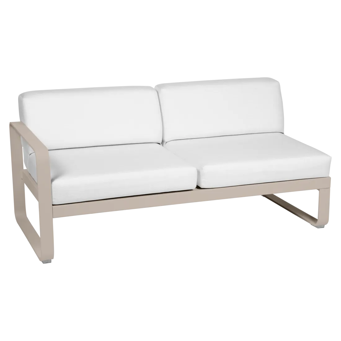 Fermob- Bellevie 2 Seater Left Module - Off White Cushions
