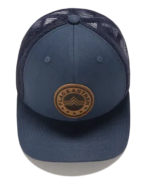 FLAG & ANTHEM X RANGE LEATHER CO. LOGO TRUCKER HAT