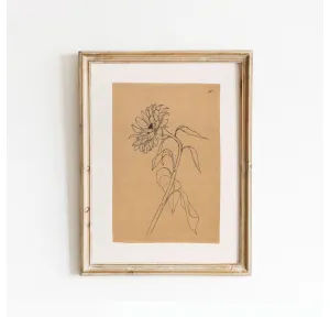 Flowers Vintage Wall Art Print