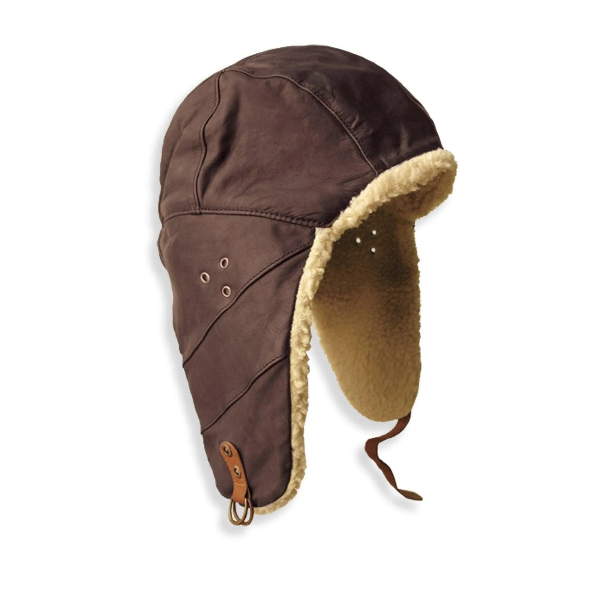 Flying Doctor Leather Aviator Hat