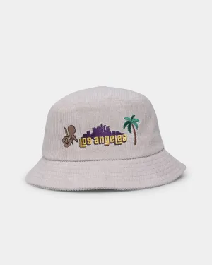 Goat Crew Los Angeles Cord Bucket Hat Tan
