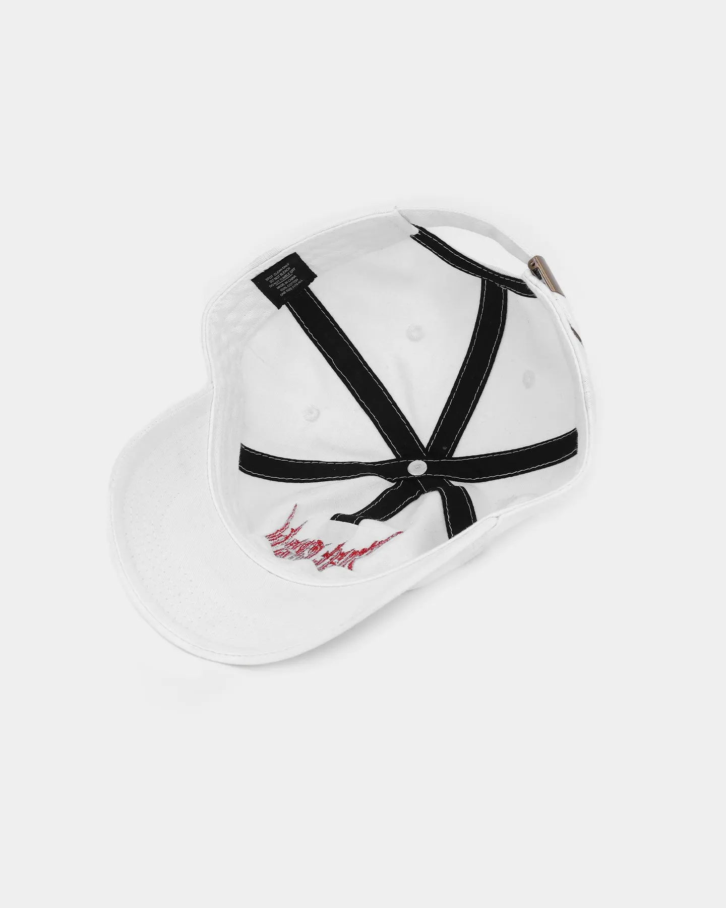 Goat Crew Metal Strapback White