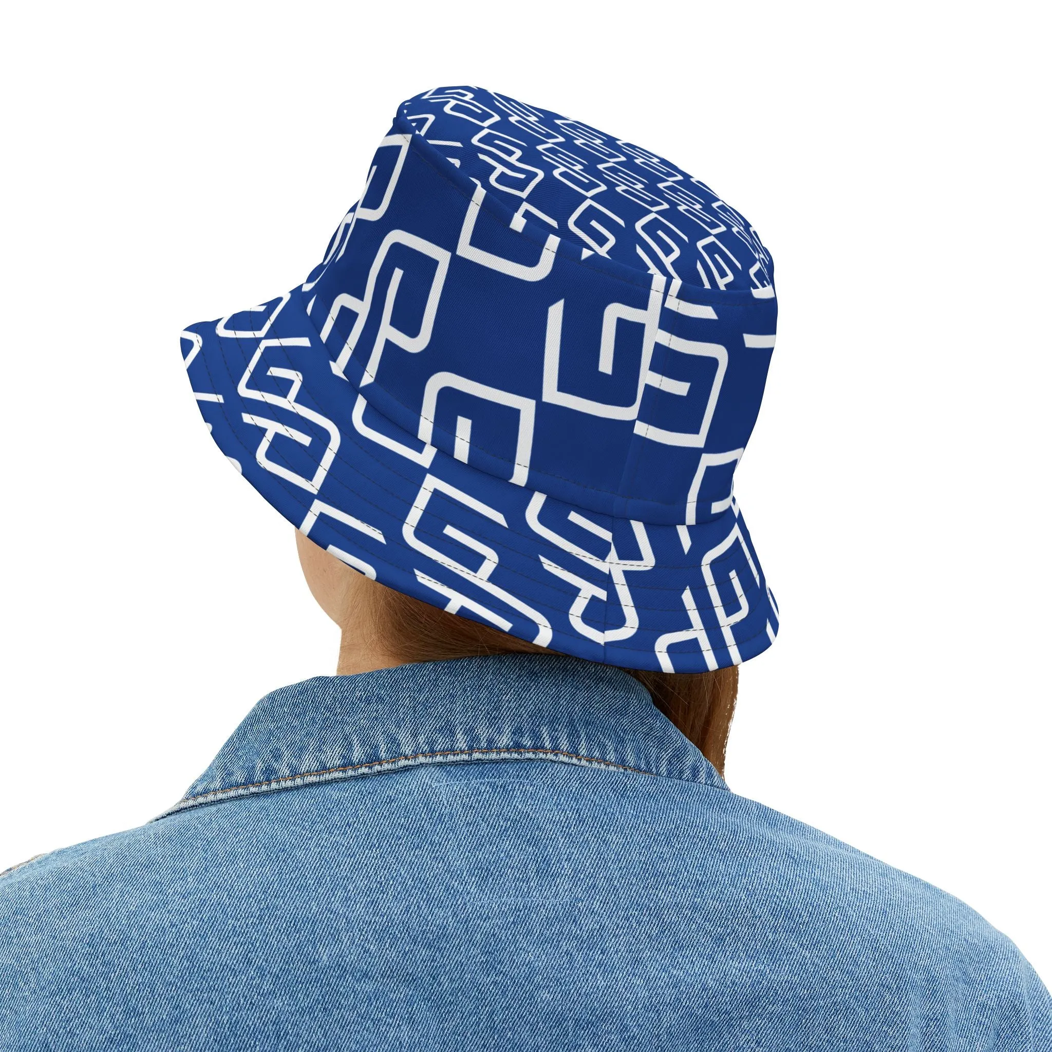 GYMPOLO Unisex Bucket Hat -Blue