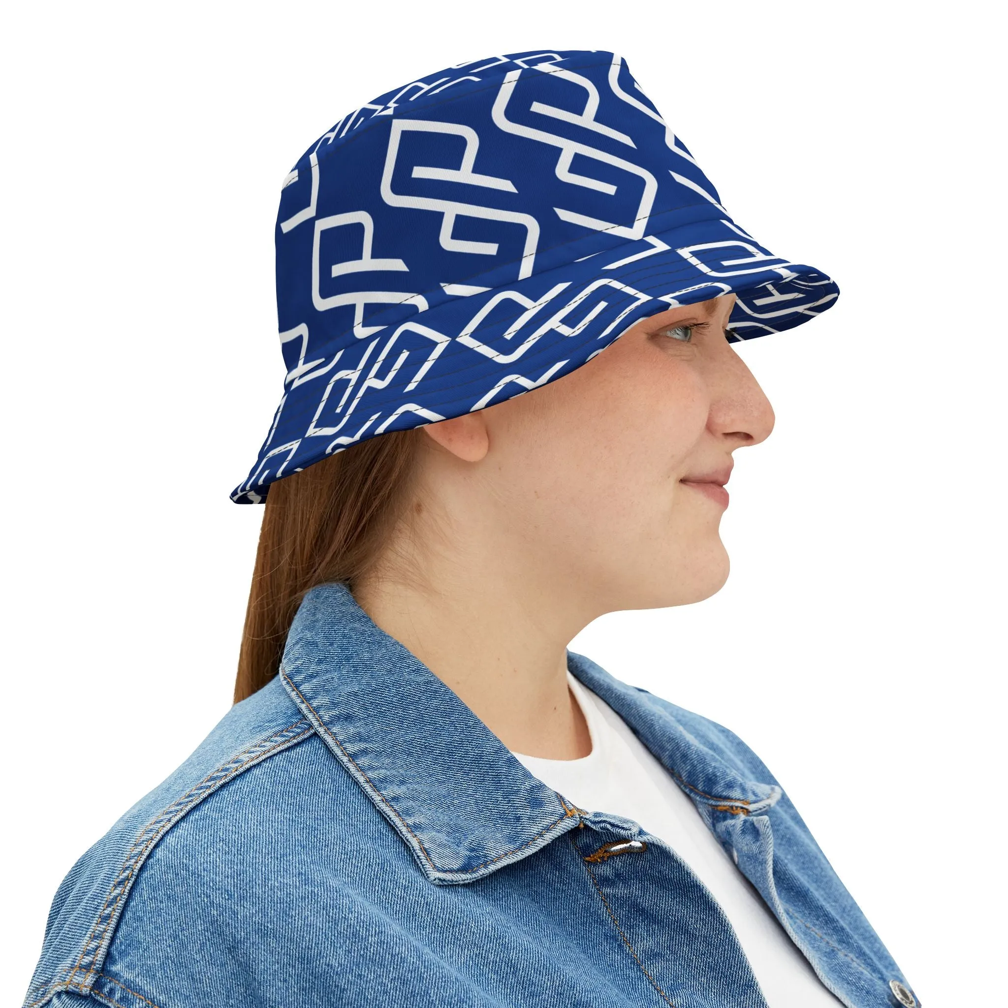 GYMPOLO Unisex Bucket Hat -Blue