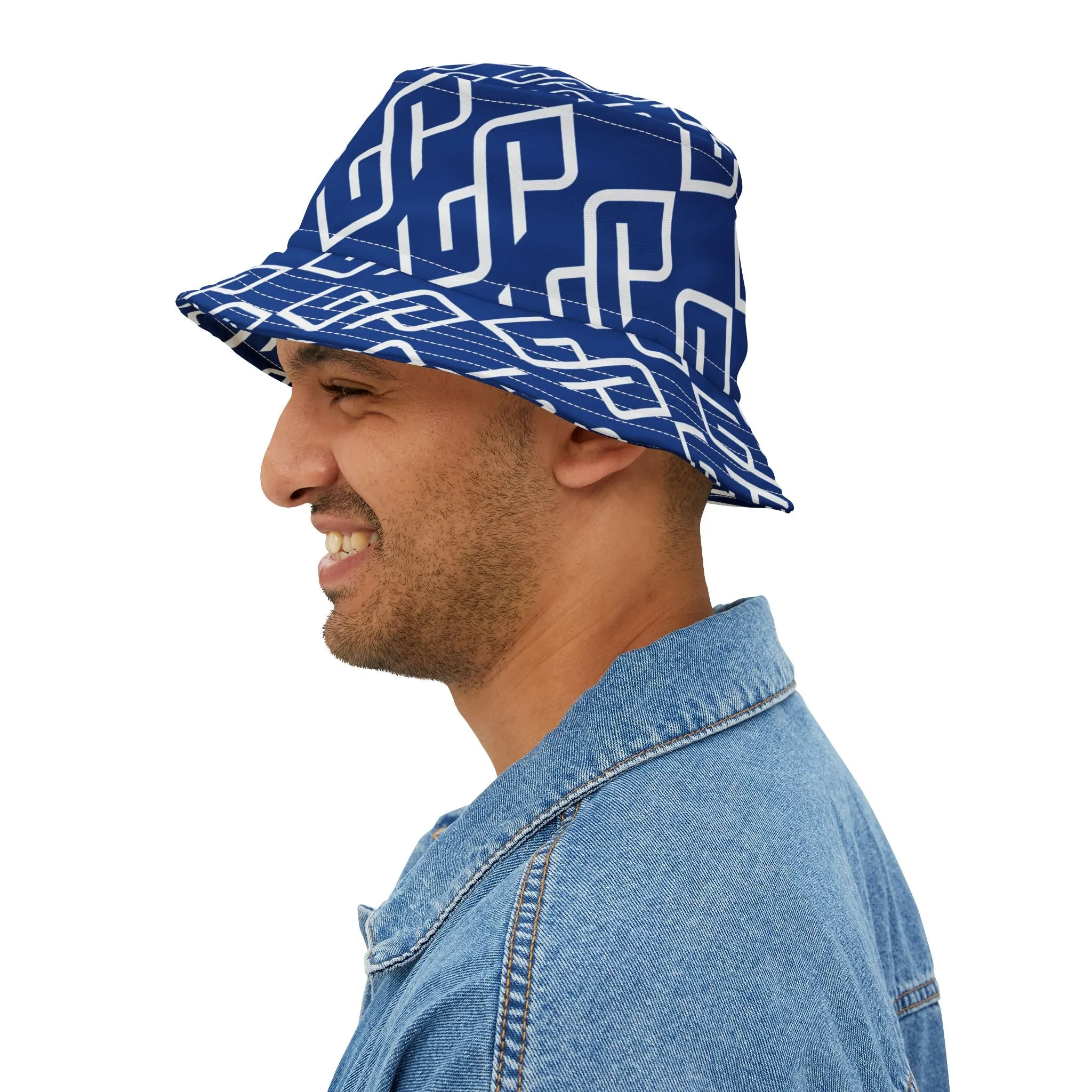GYMPOLO Unisex Bucket Hat -Blue