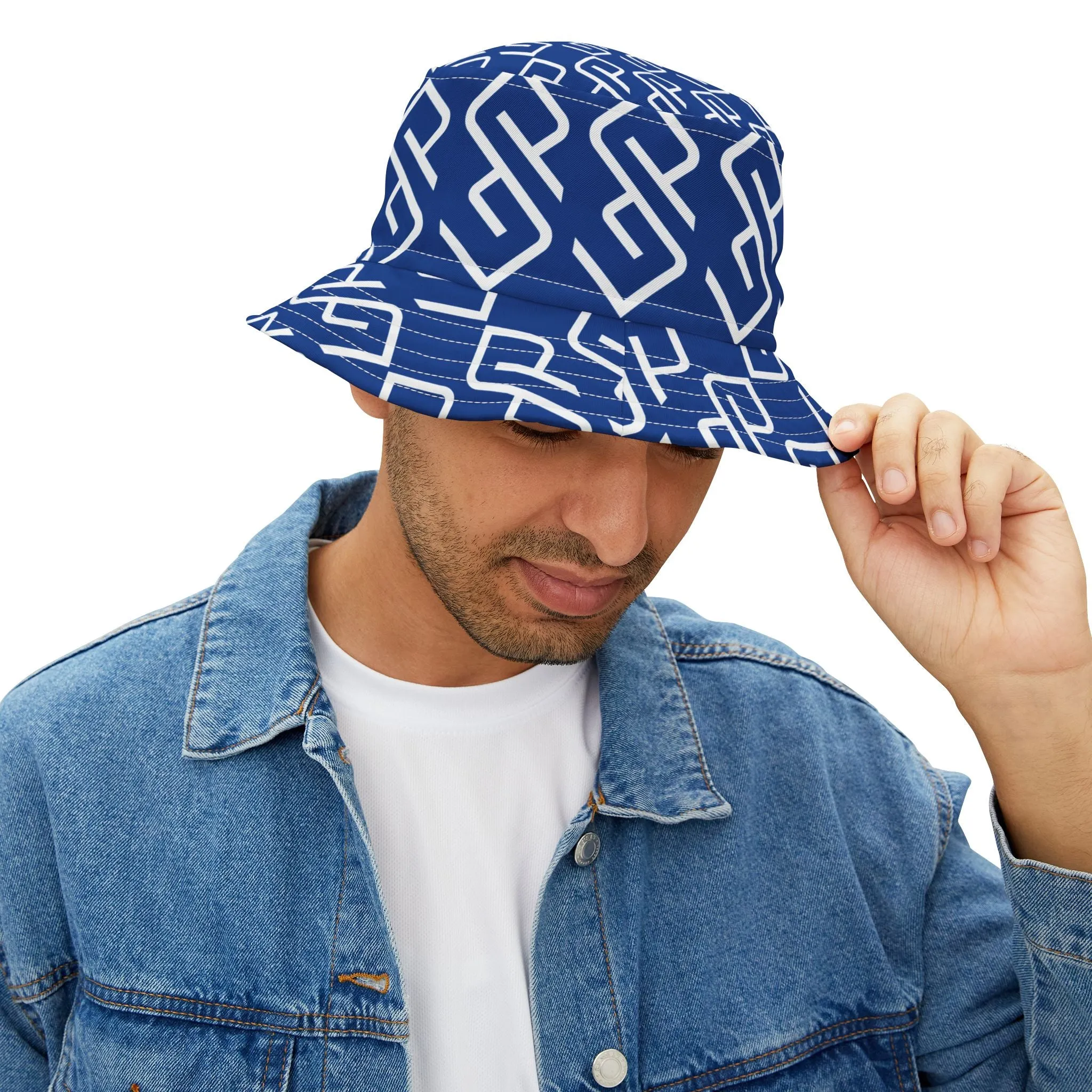 GYMPOLO Unisex Bucket Hat -Blue
