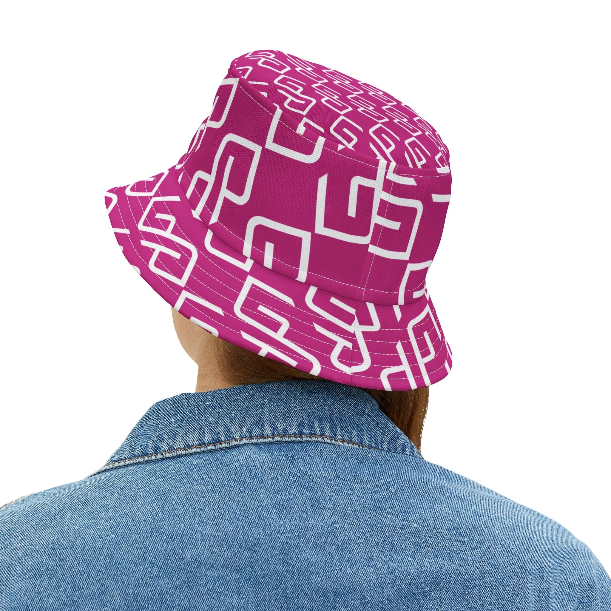 Gympolo Unisex Bucket Hat - Pink