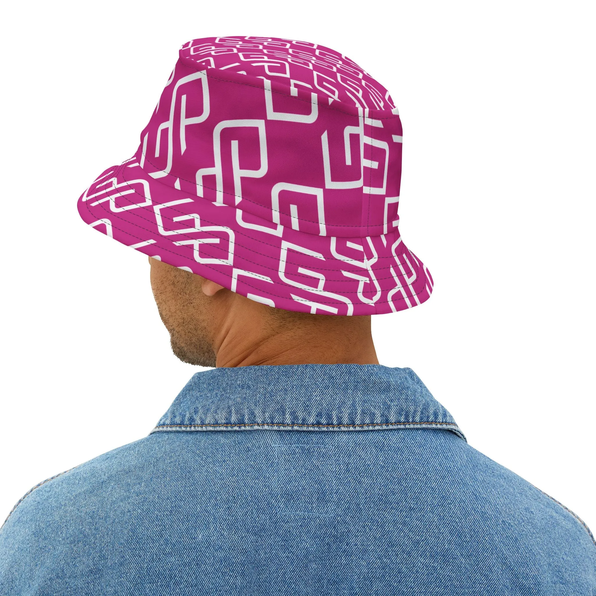 Gympolo Unisex Bucket Hat - Pink