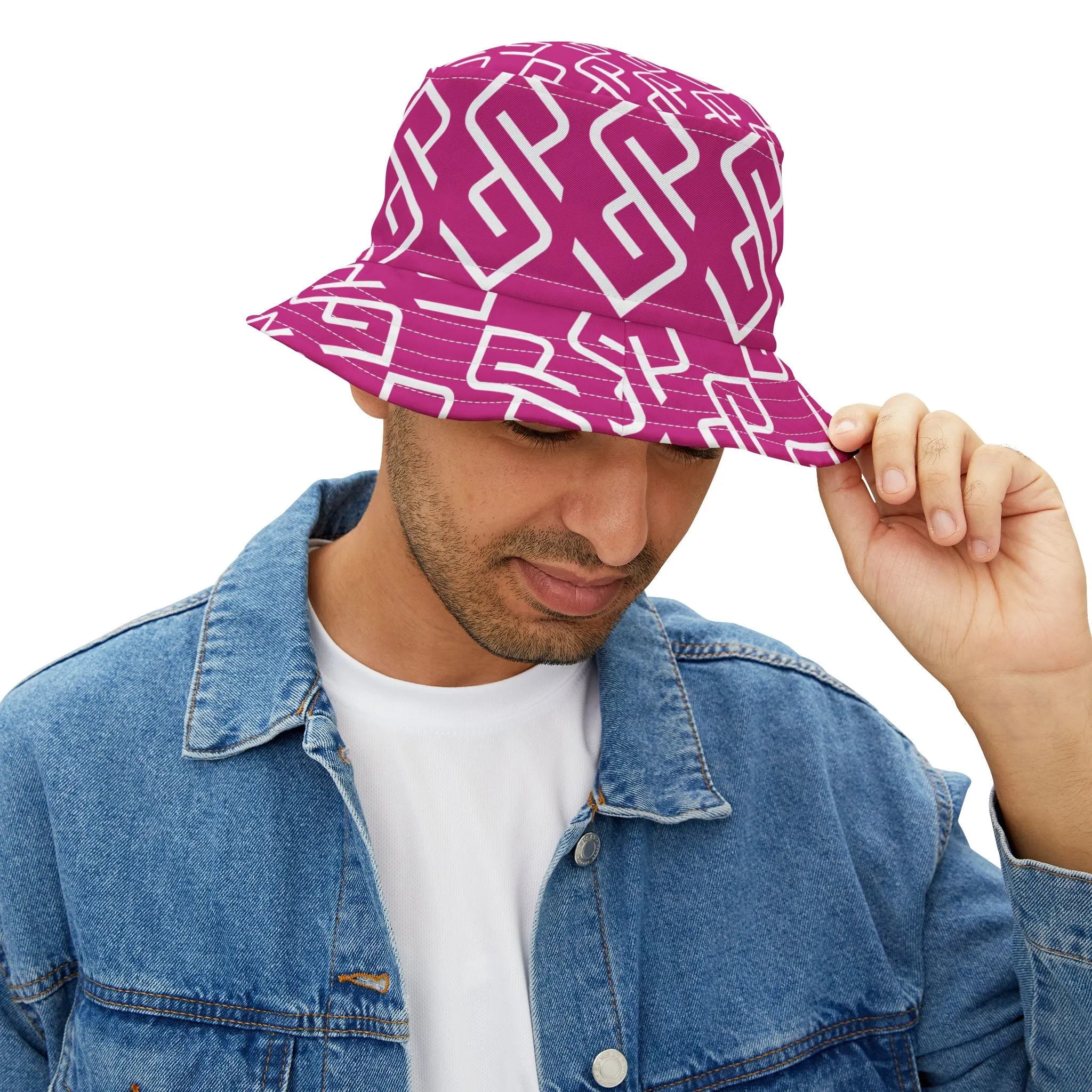 Gympolo Unisex Bucket Hat - Pink