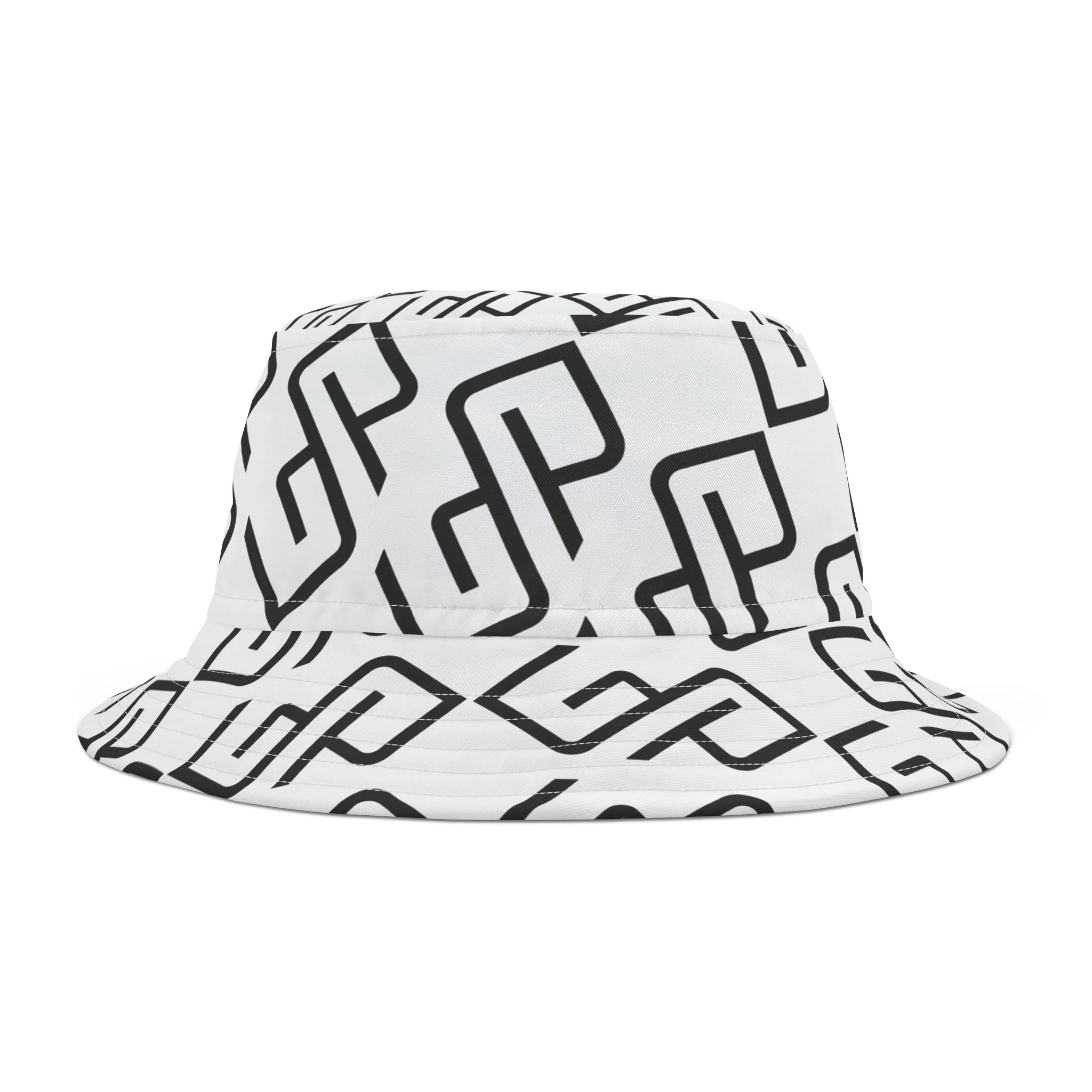 GYMPOLO Unisex Bucket Hat- White