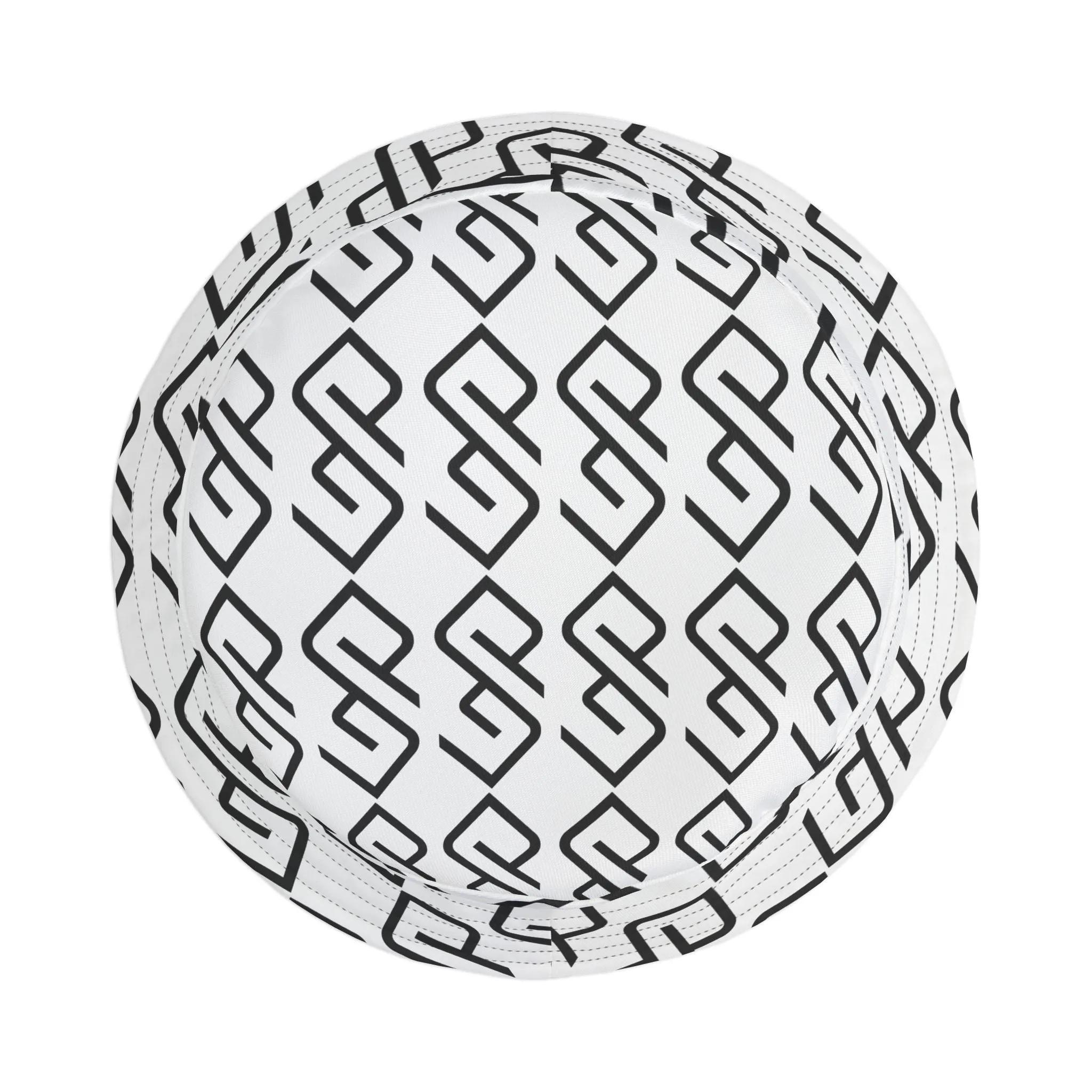 GYMPOLO Unisex Bucket Hat- White
