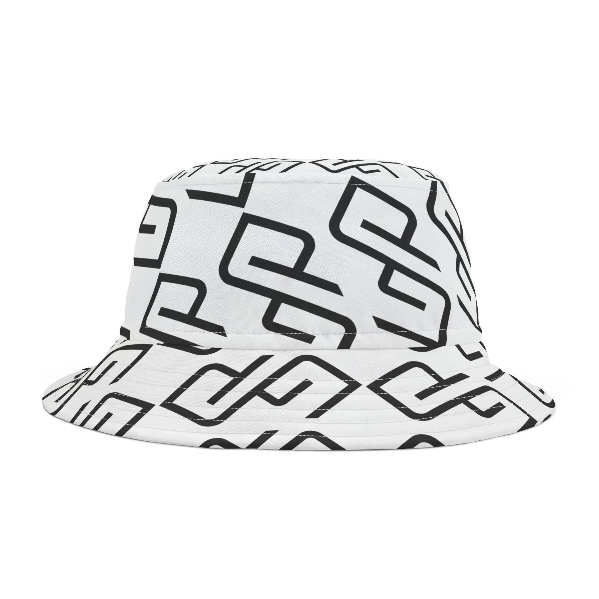 GYMPOLO Unisex Bucket Hat- White
