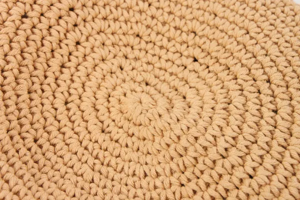 Hand woven straw bag