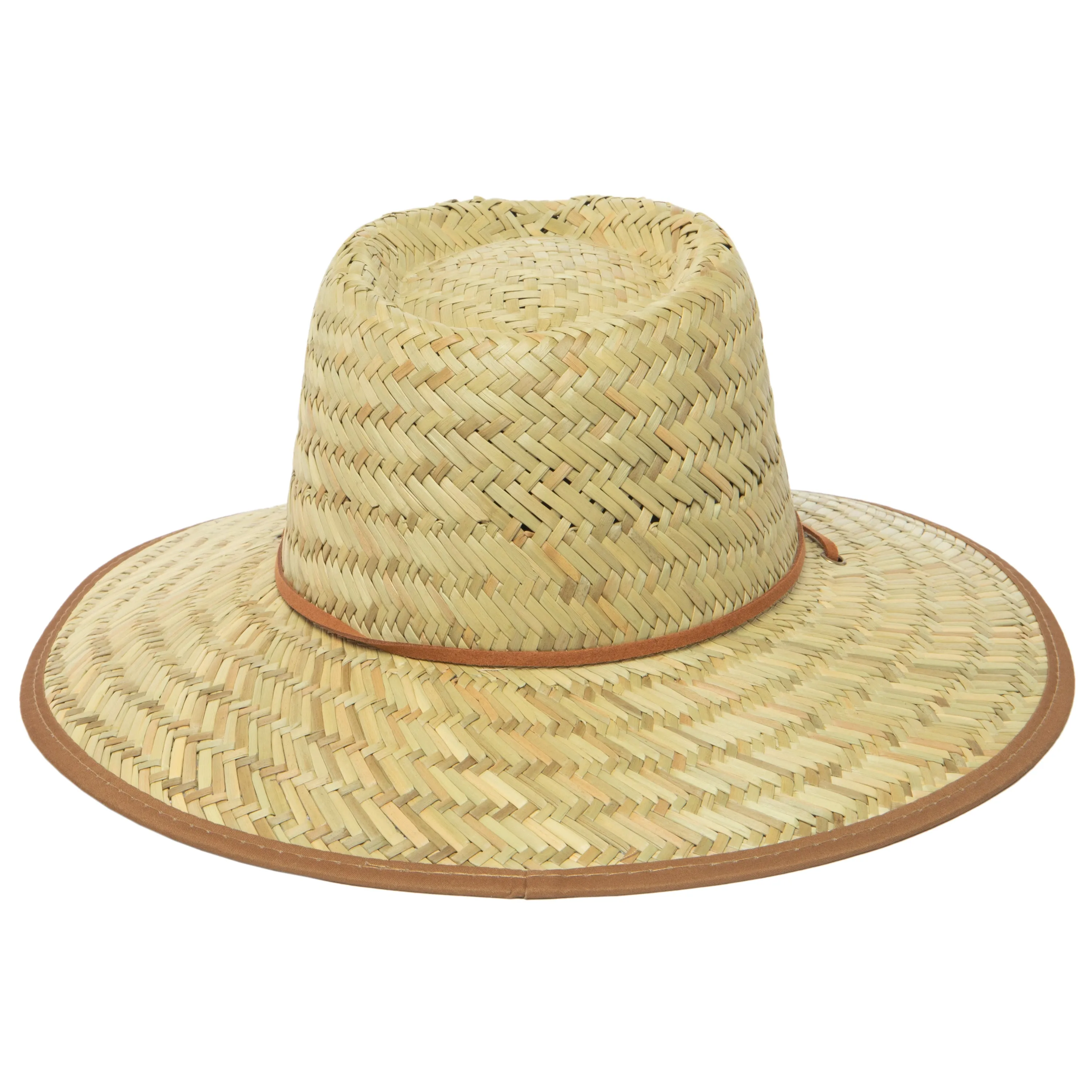 Hang Ten - Lifeguard Hat with Striped Under Brim Print