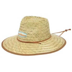 Hang Ten - Lifeguard Hat with Striped Under Brim Print
