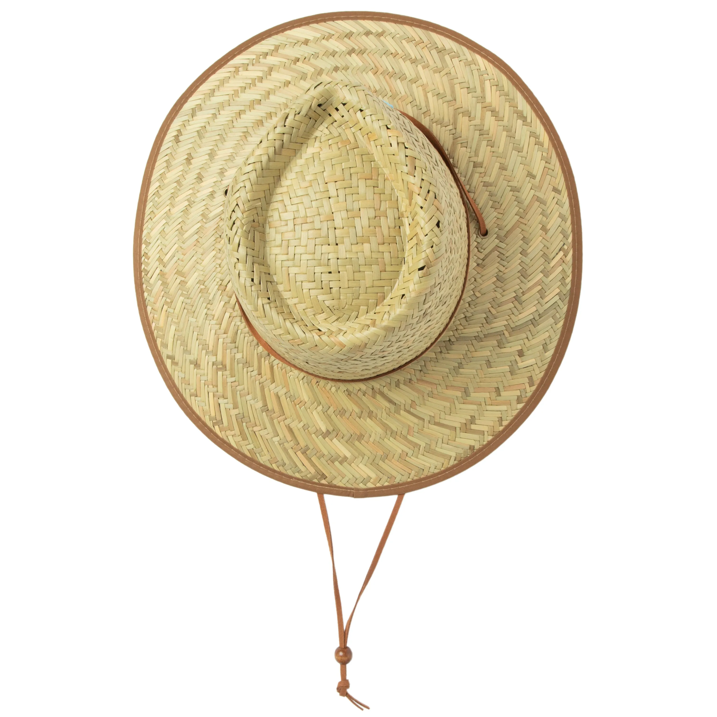 Hang Ten - Lifeguard Hat with Striped Under Brim Print