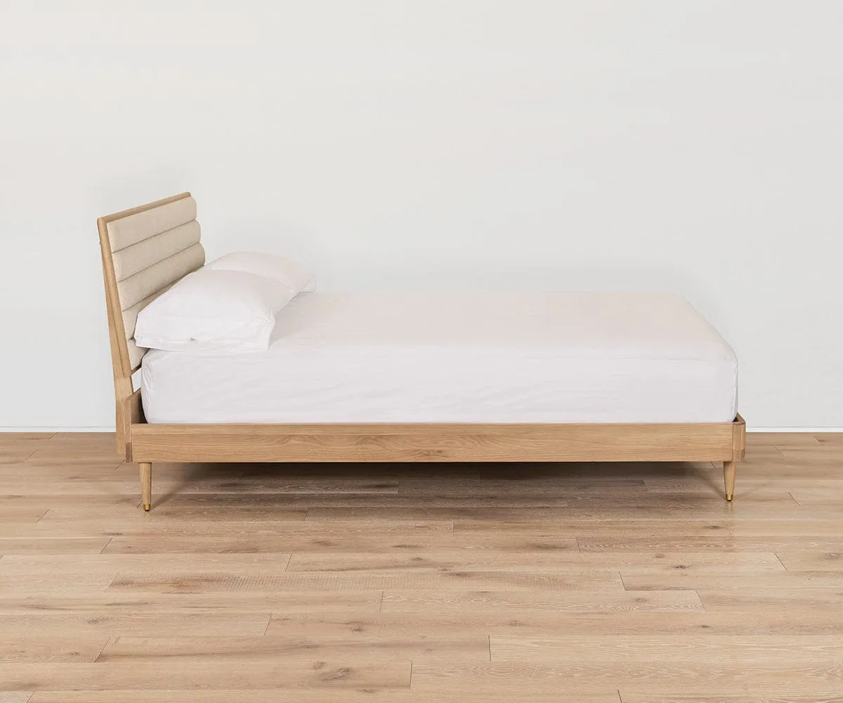 Hendrick Bed - White Oak