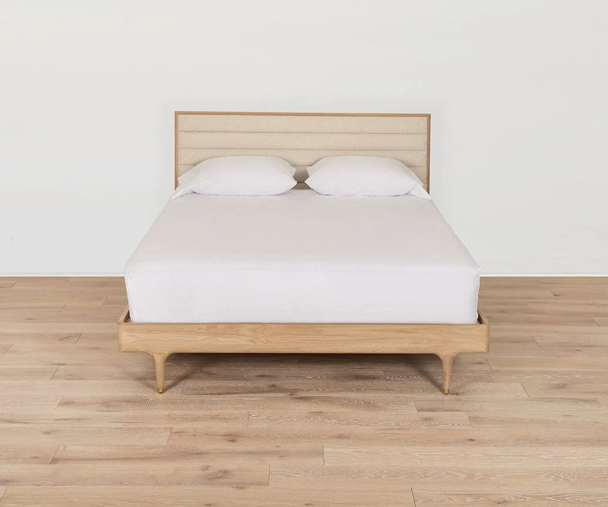 Hendrick Bed - White Oak