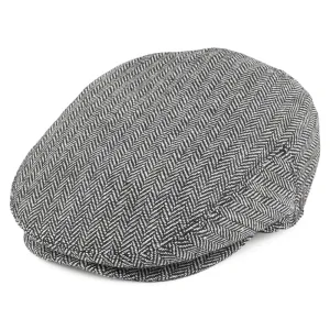 Herringbone Flat Cap Grey Wholesale Pack