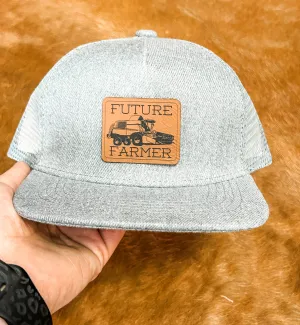 Infant Future Farmer Leather Patch Hat
