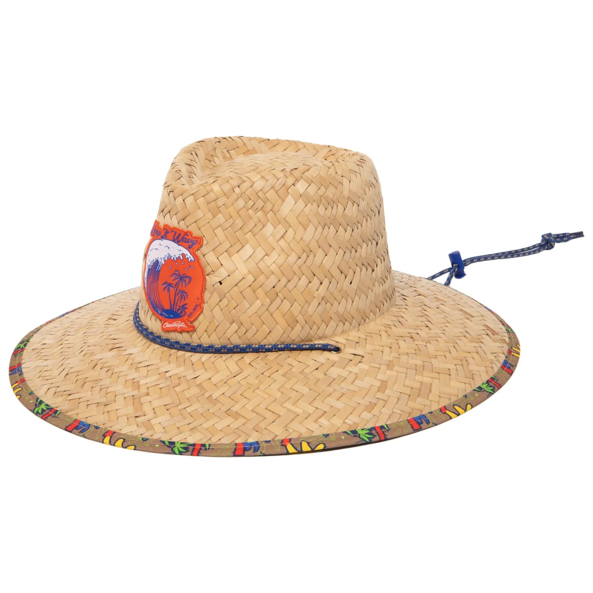 Keep It Wavy - Lifeguard Hat with Color Blast Print by Ocean Pacific