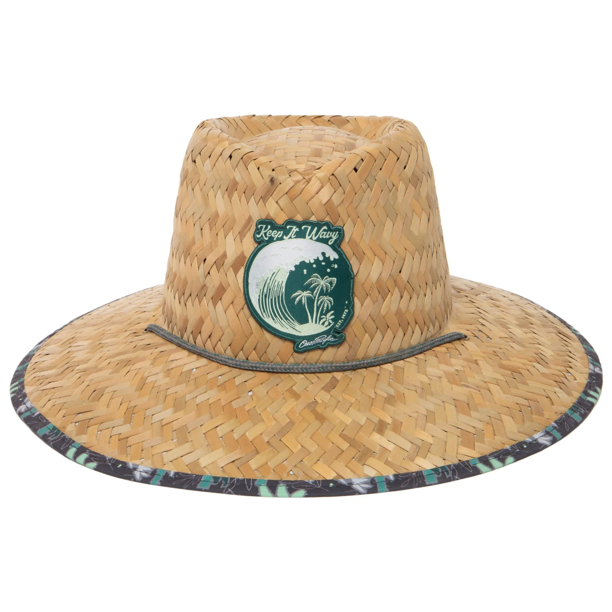 Keep It Wavy - Lifeguard Hat with Color Blast Print by Ocean Pacific