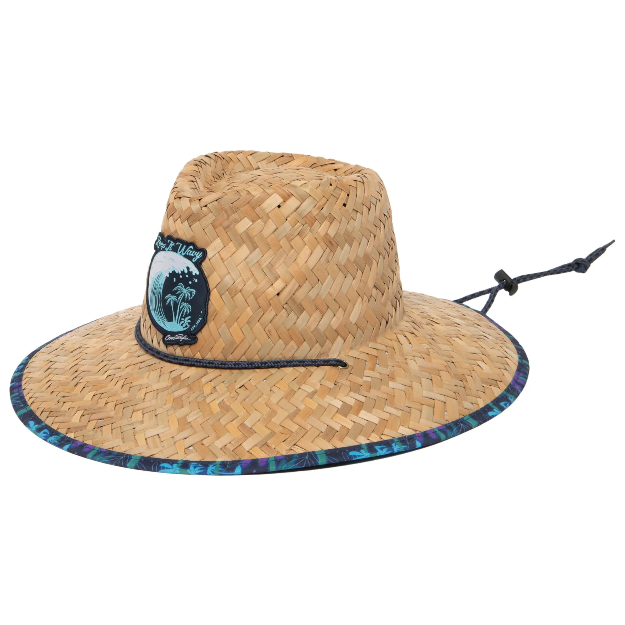 Keep It Wavy - Lifeguard Hat with Color Blast Print by Ocean Pacific