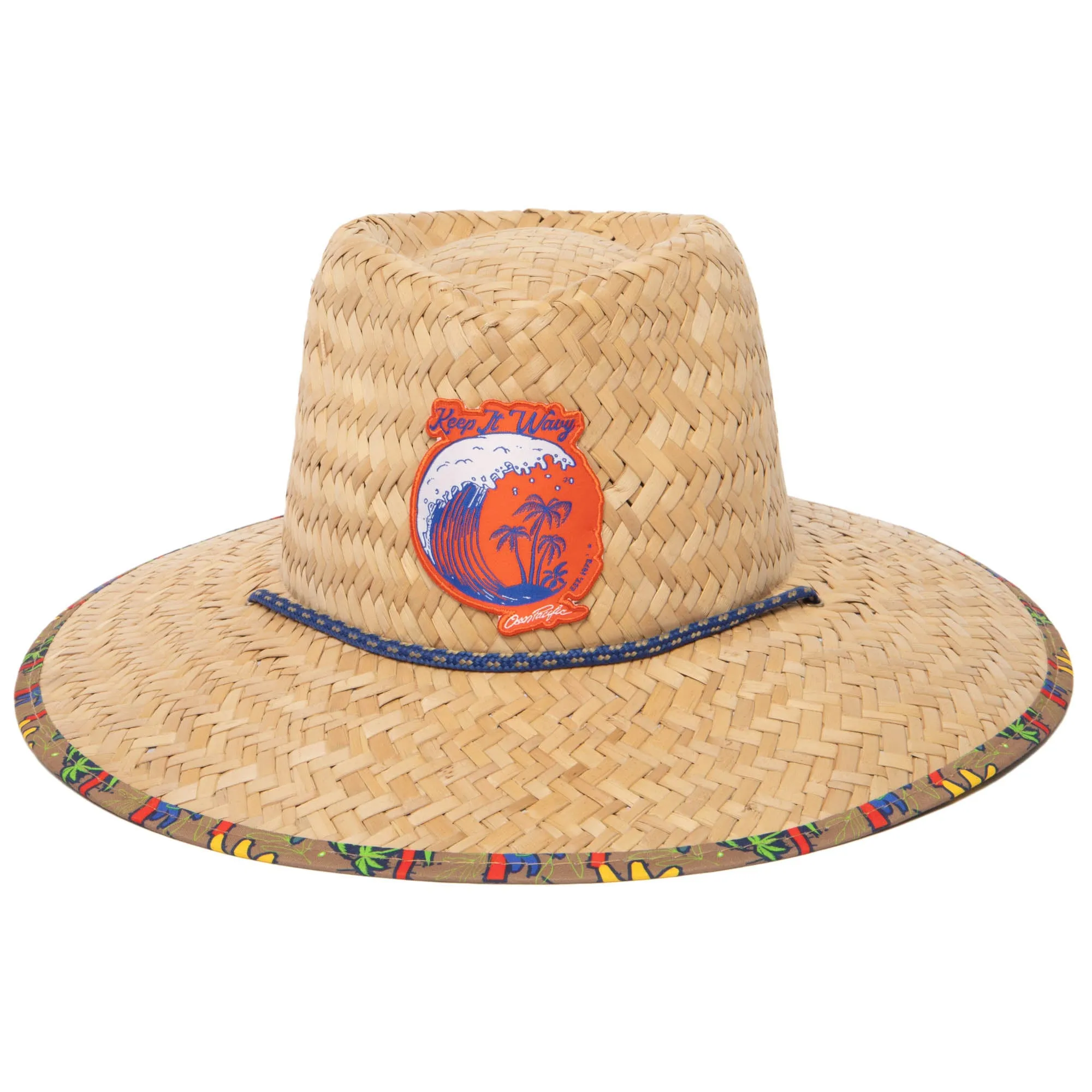 Keep It Wavy - Lifeguard Hat with Color Blast Print by Ocean Pacific