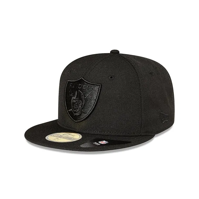 Las Vegas Raiders 59FIFTY Fitted Cap - Black on Black