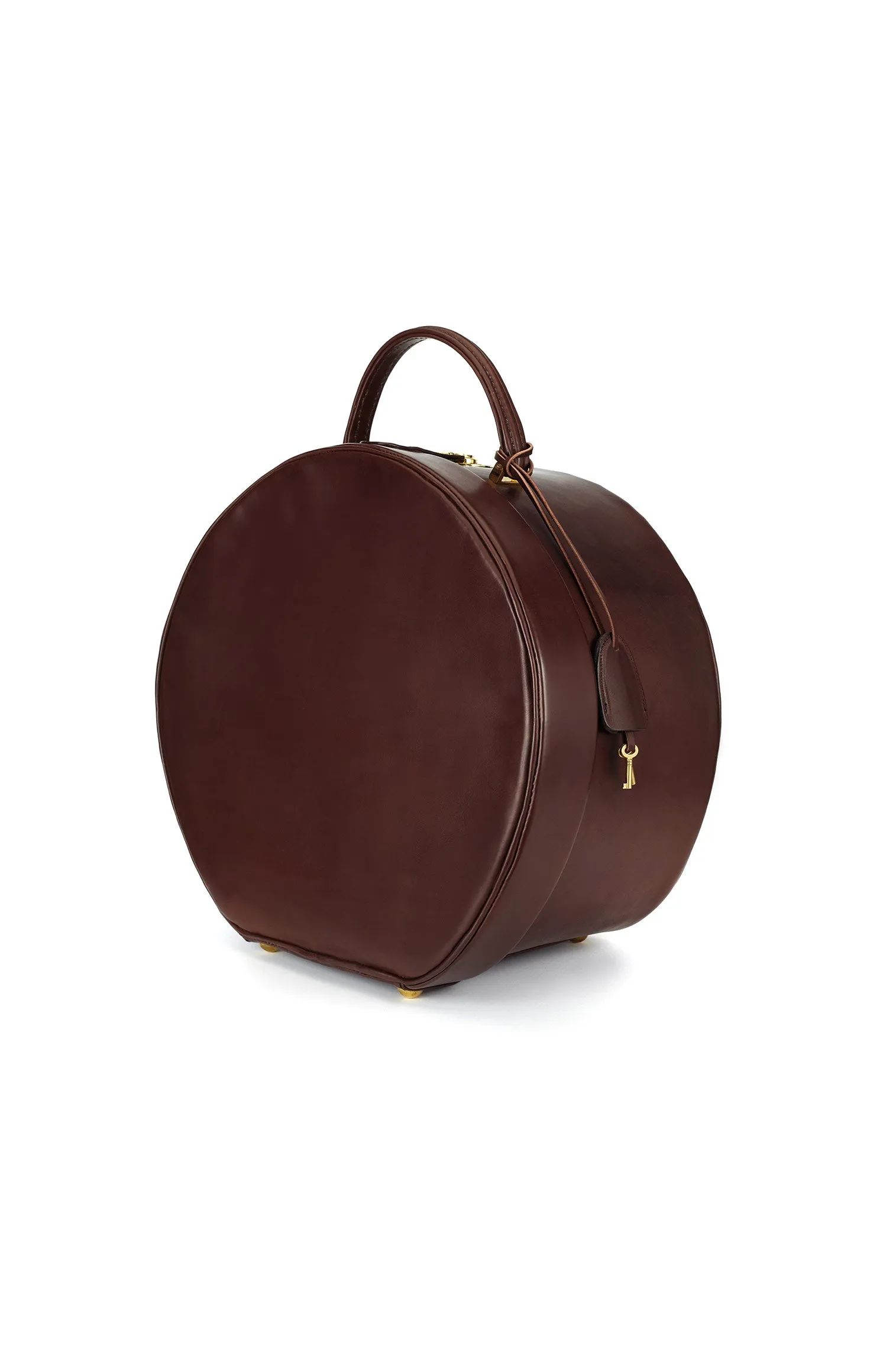 Leather Hat Box