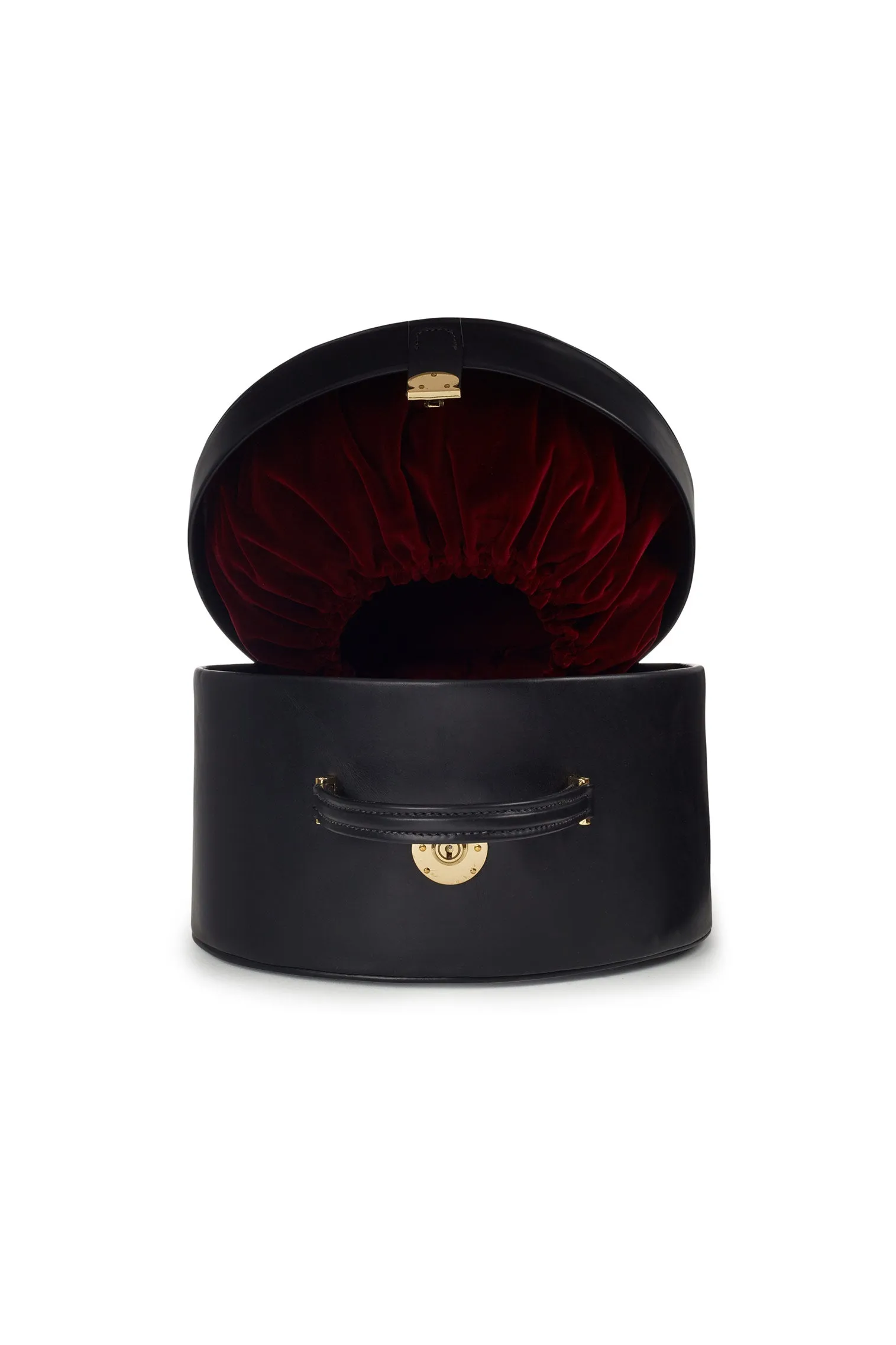 Leather Hat Box
