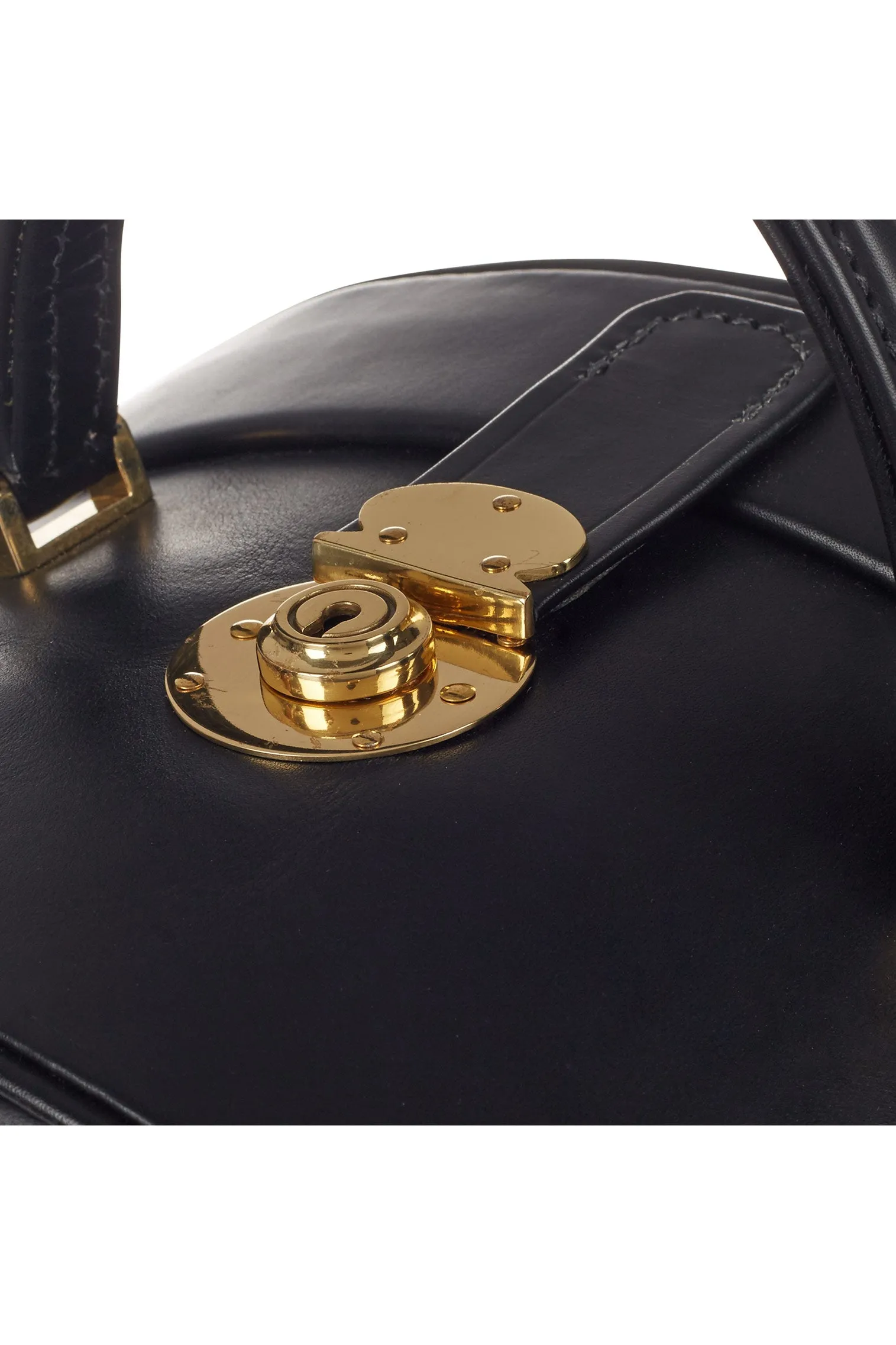 Leather Hat Box