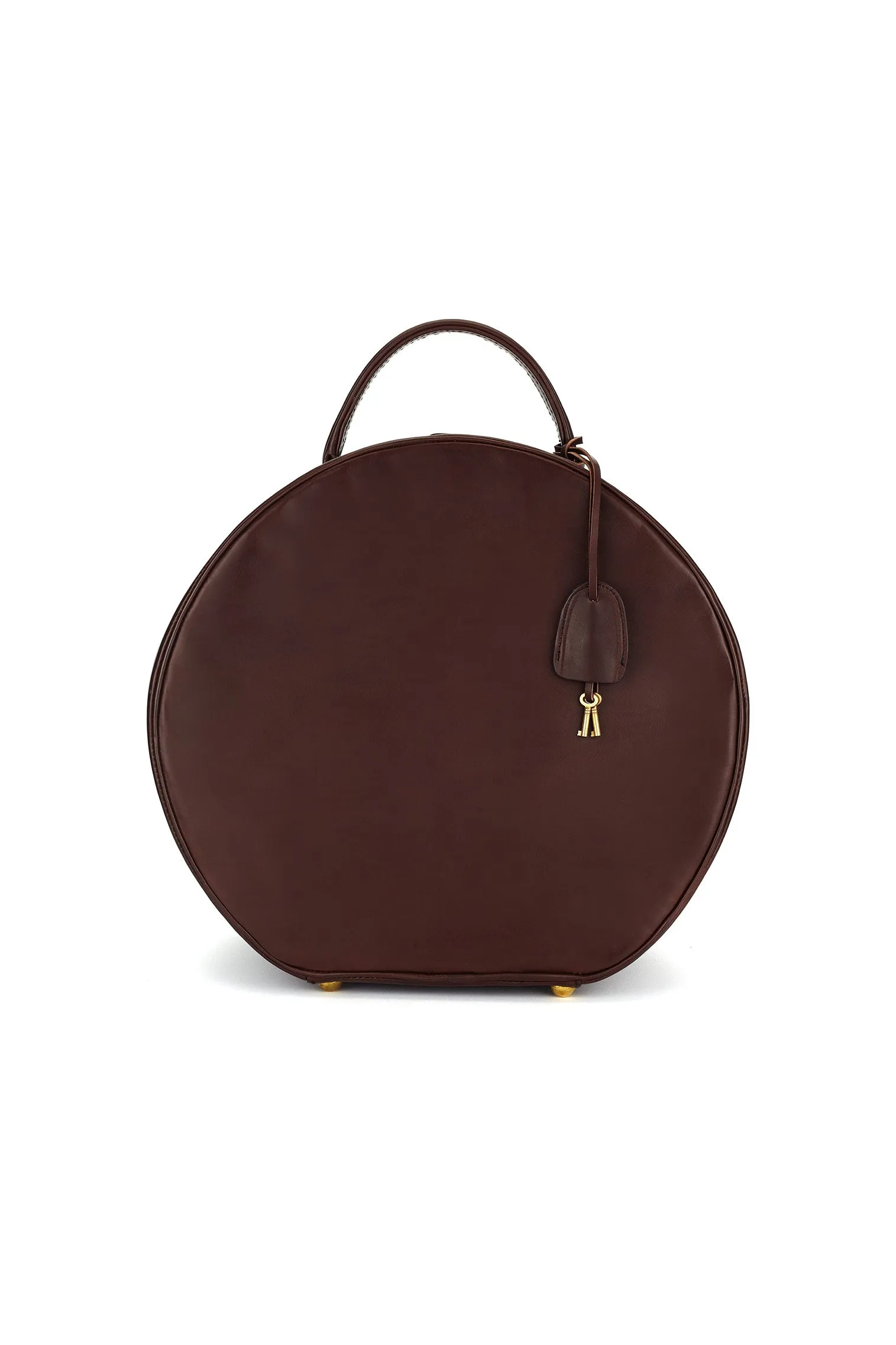 Leather Hat Box