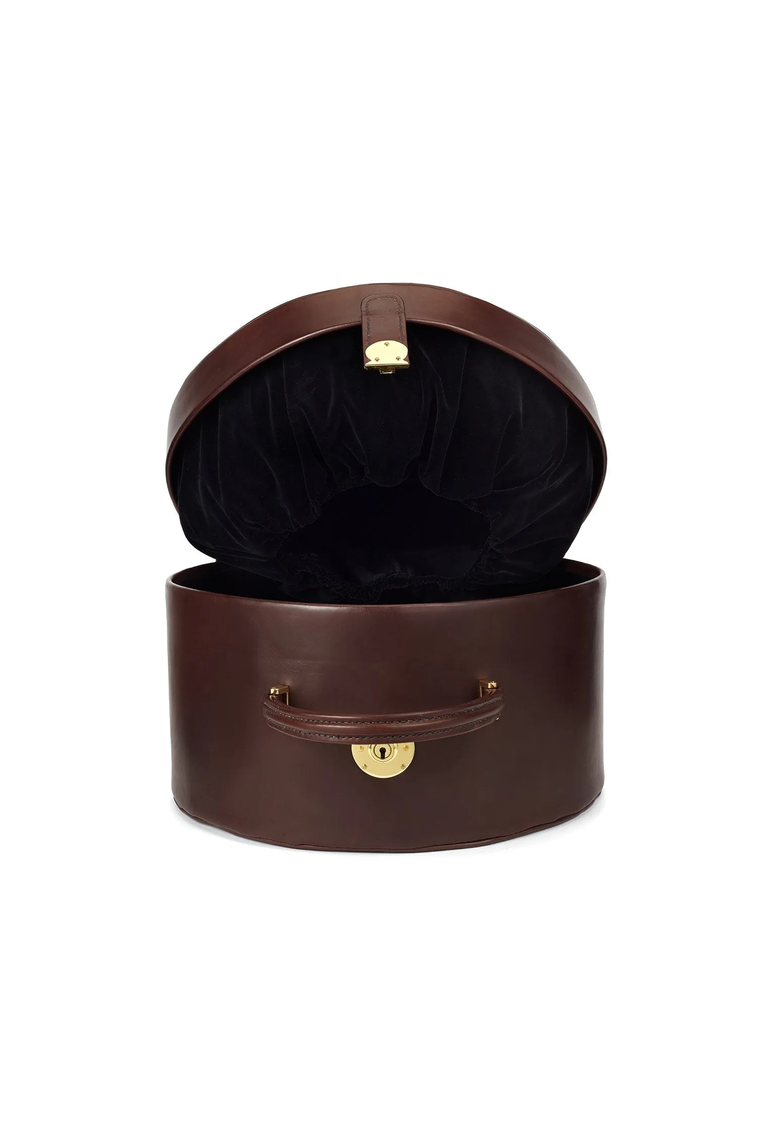 Leather Hat Box