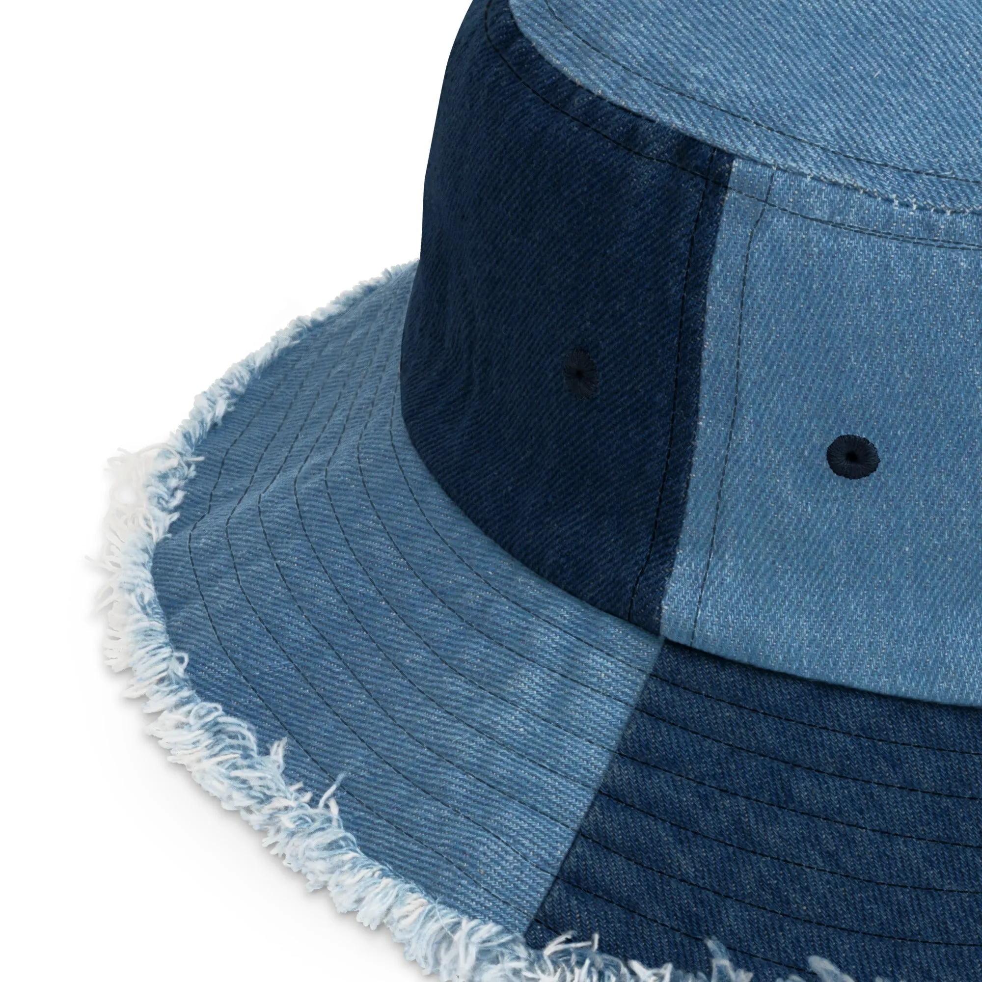Lesbians For A Free Palestine Denim Bucked Hat
