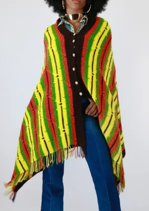 Live: 68 Vintage: Striped Crochet Shawl
