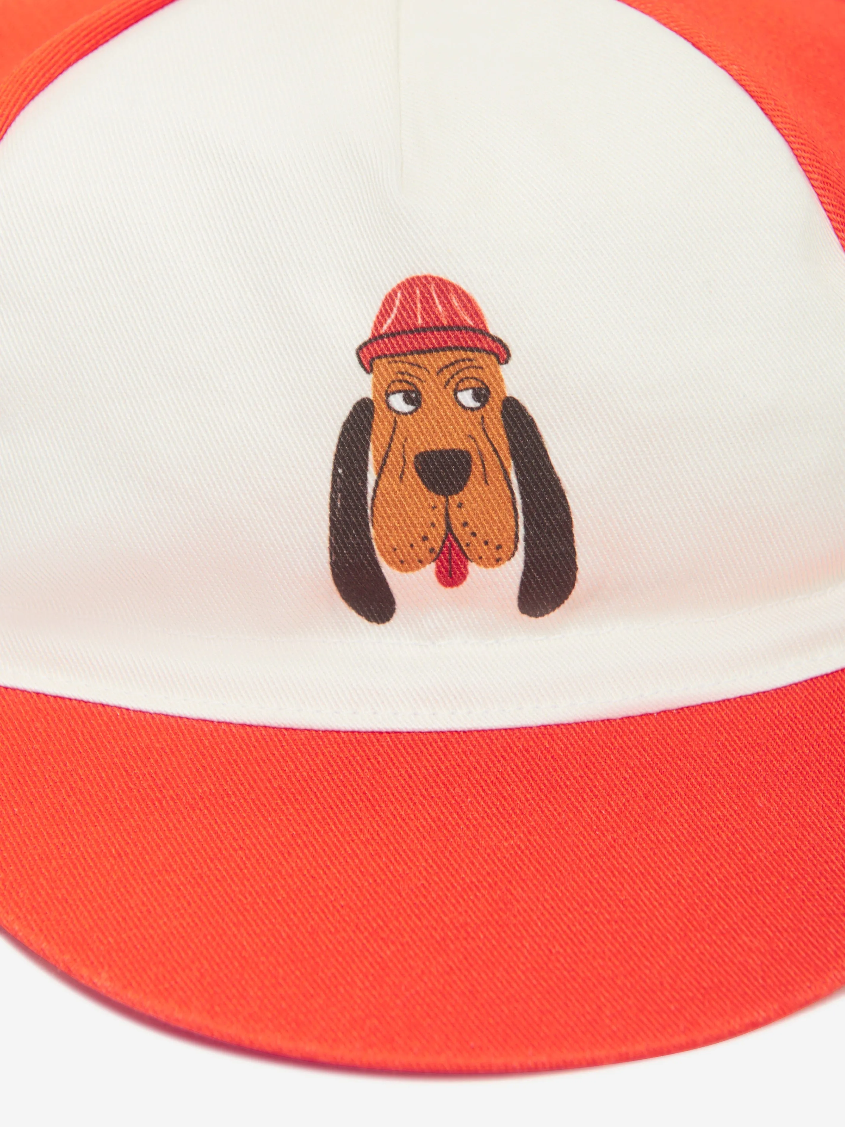 Mini Rodini Kids Bloodhound Cycling Cap in Red