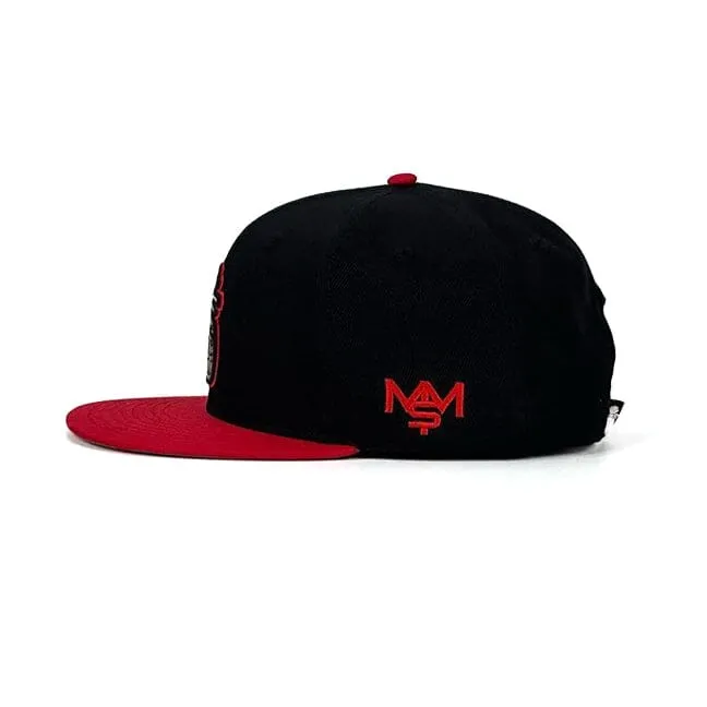 Money Bag - Black Snapback Cap