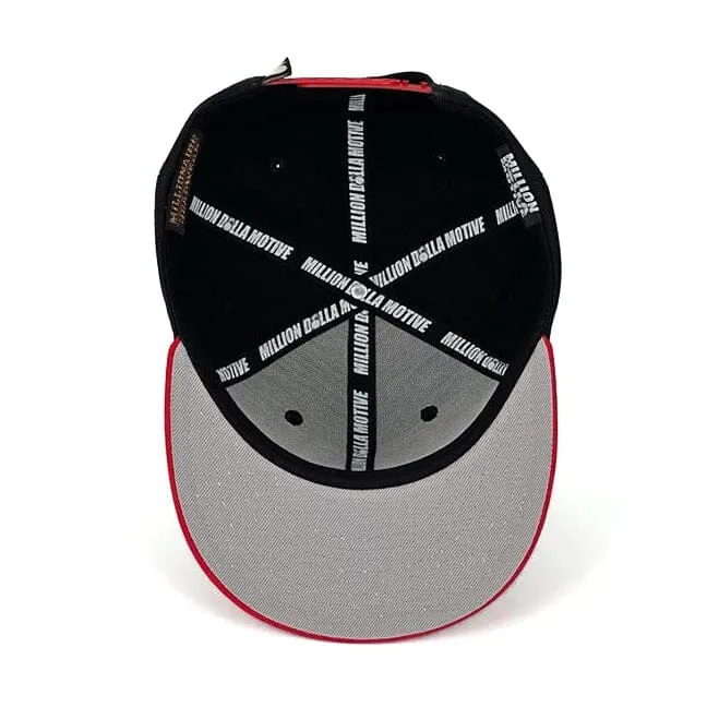 Money Bag - Black Snapback Cap