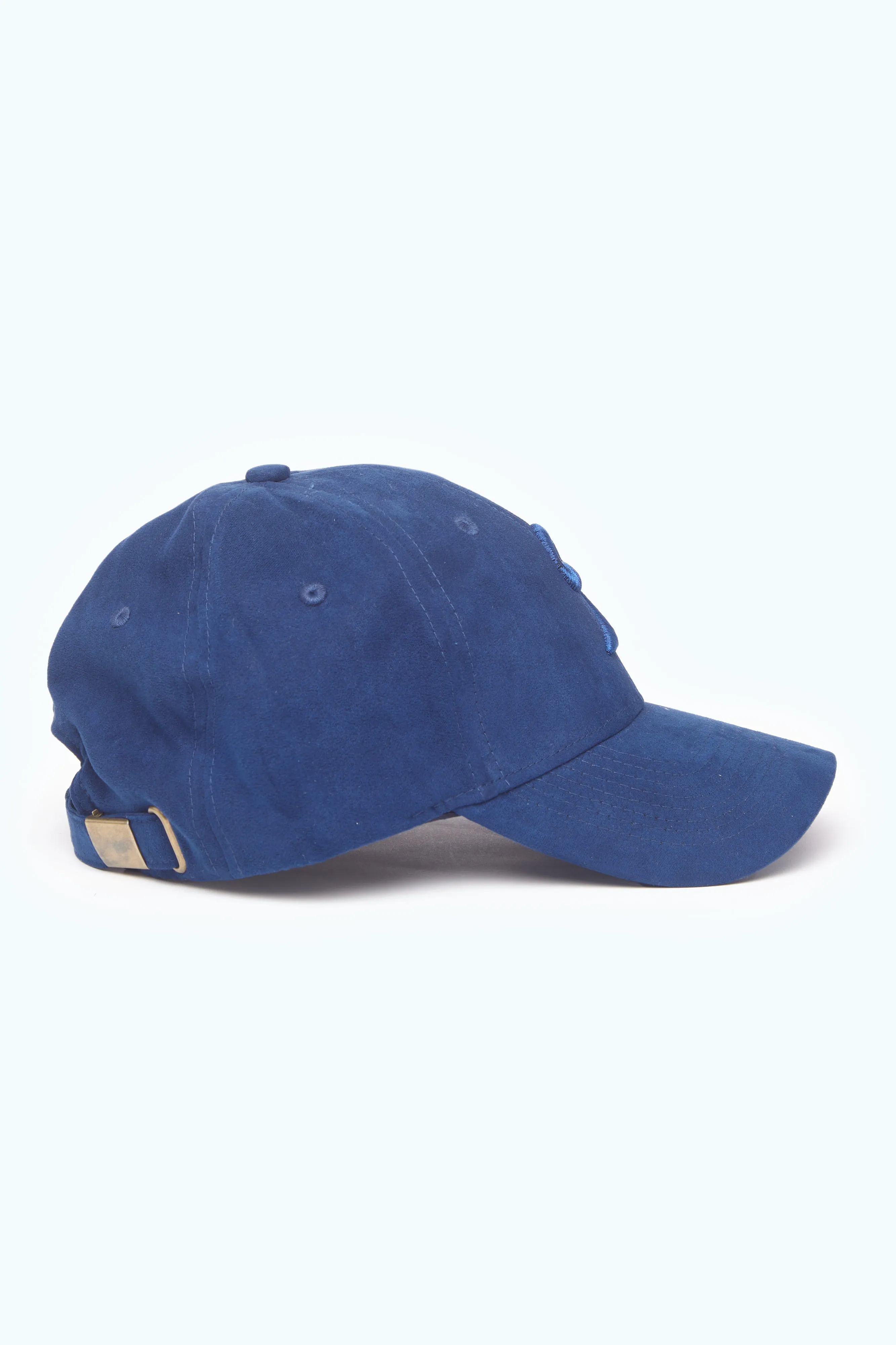 Navy Suede Arabic Cap