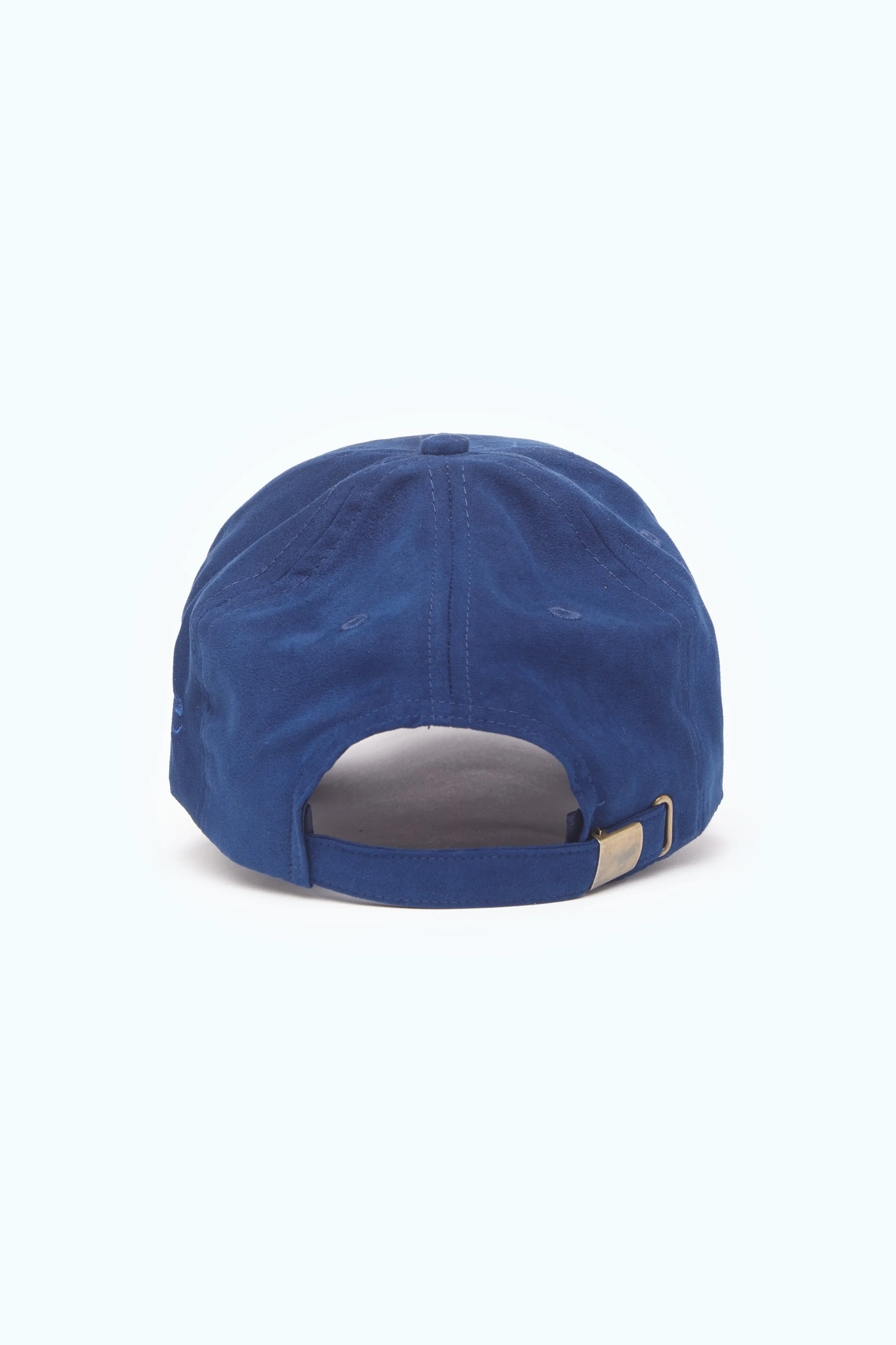Navy Suede Arabic Cap