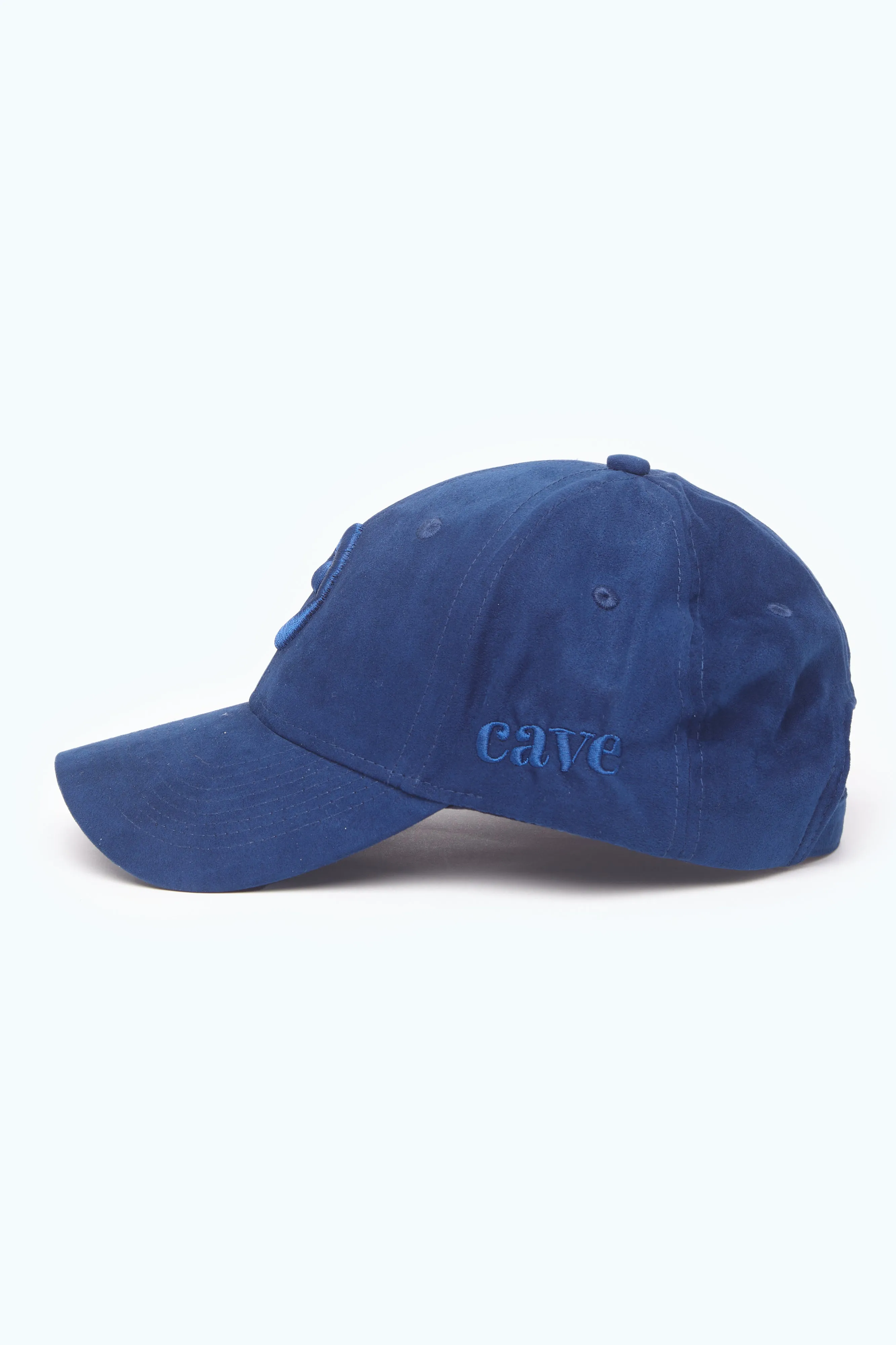 Navy Suede Arabic Cap