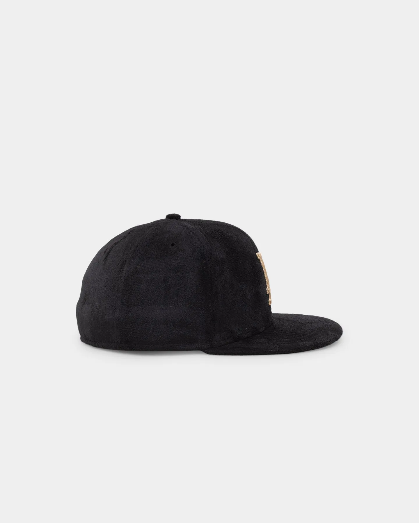 New Era Los Angeles Dodgers 'Black Tan Suede' 59FIFTY Fitted Black/Tan