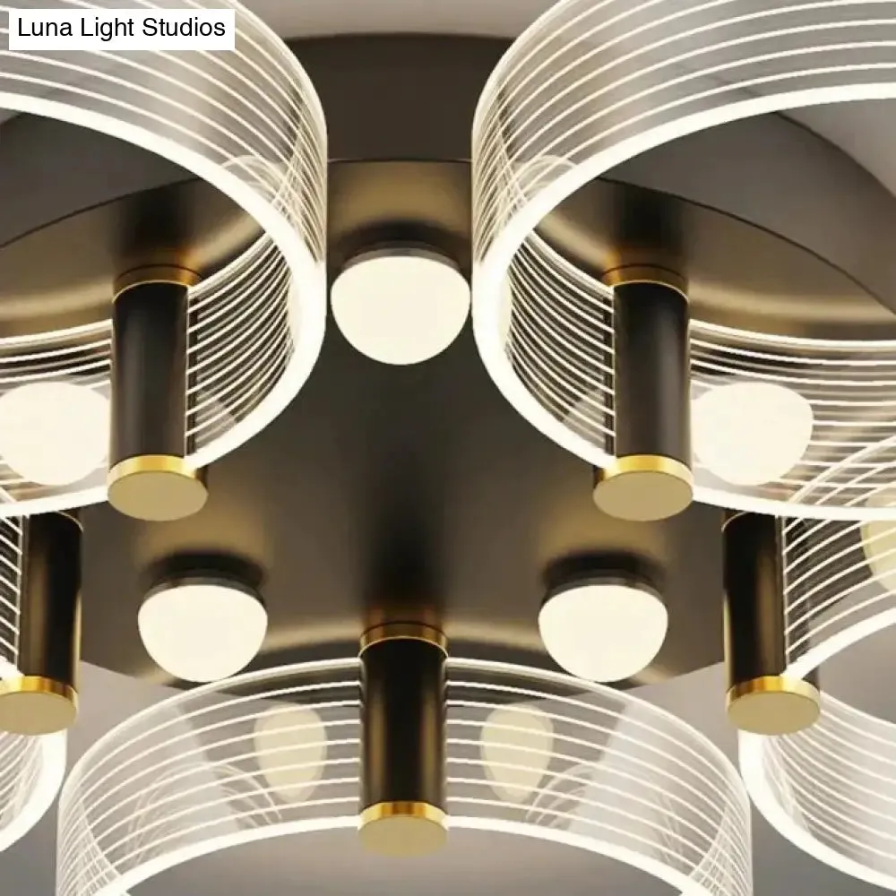 New Modern Simple Bedroom Lamp Ceiling Lamp