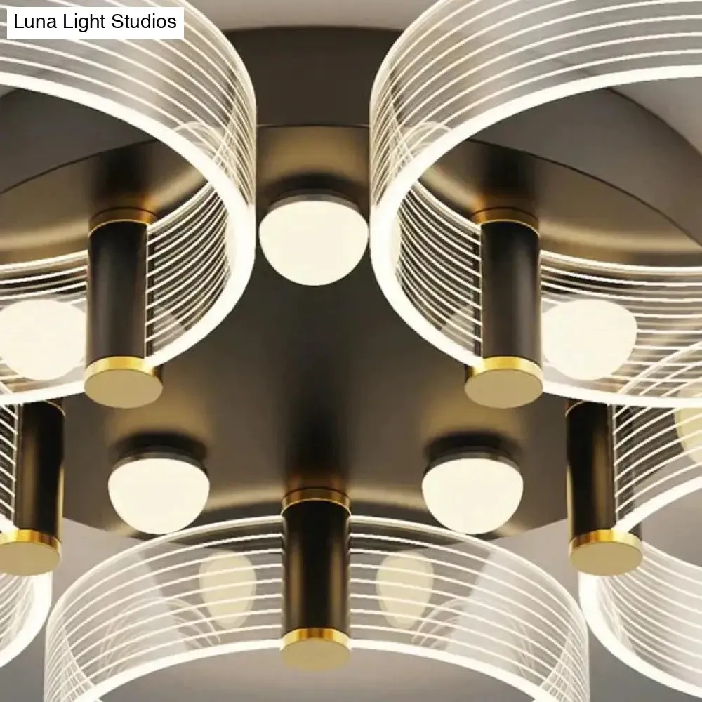 New Modern Simple Bedroom Lamp Ceiling Lamp
