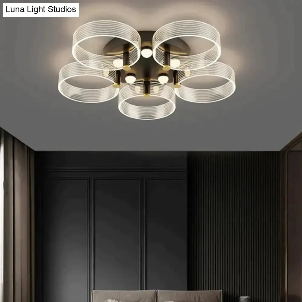 New Modern Simple Bedroom Lamp Ceiling Lamp
